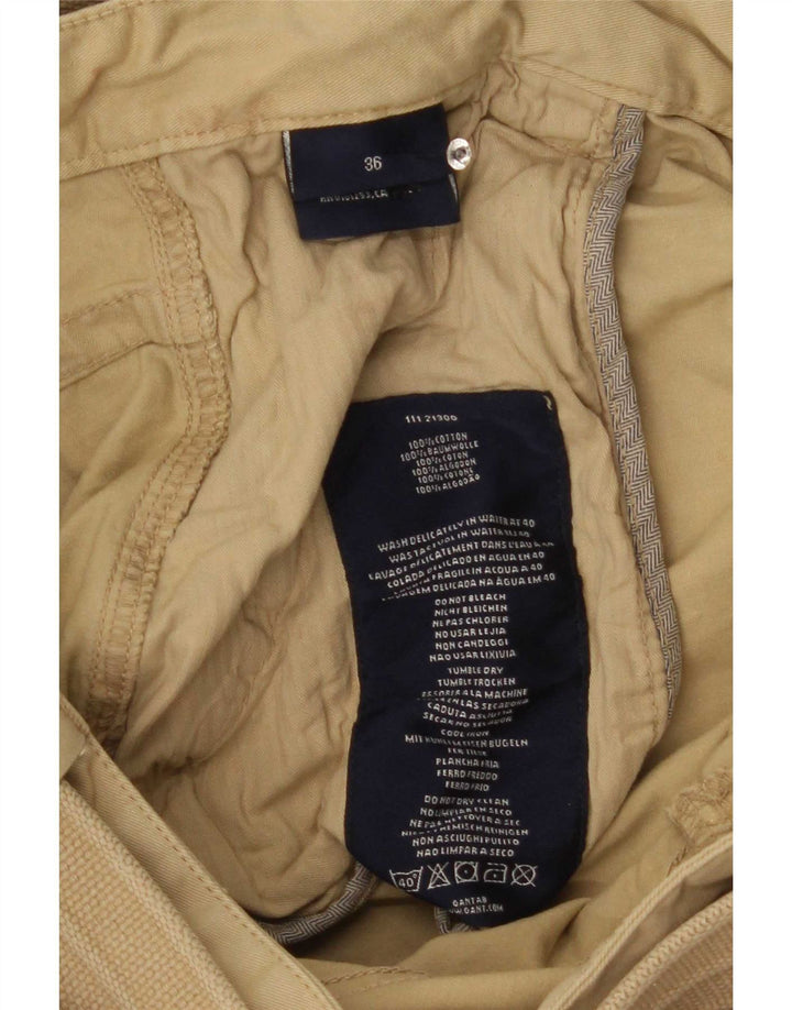Gant Herren Cargoshorts W36 Large Beige Baumwolle