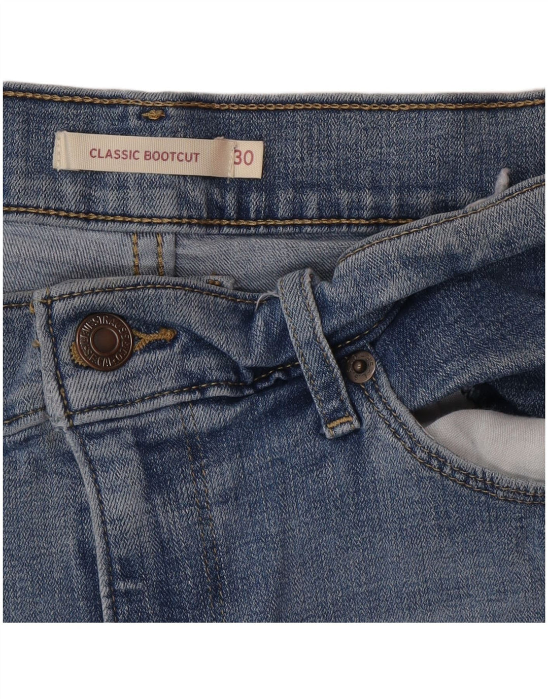 Levi's Damen Classic Bootcut Jeans W30 L33 Blau