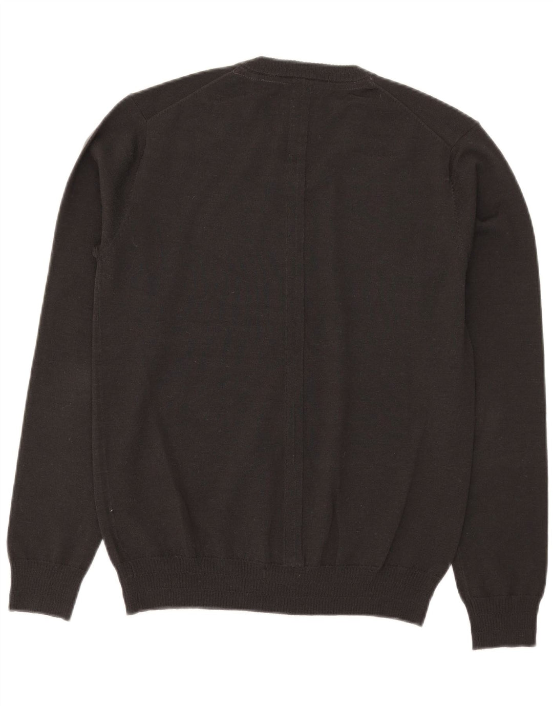 Guess Herren-Pullover mit V-Ausschnitt, mittelgraues Acryl