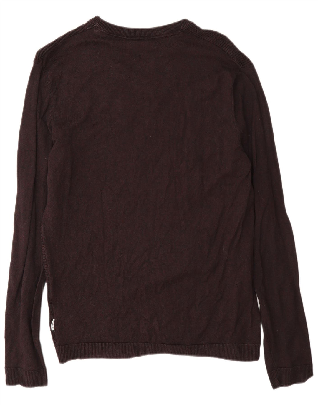 Jack & Jones Herren Core Regular Fit U-Boot-Ausschnitt-Pullover, mittleres Burgunderrot