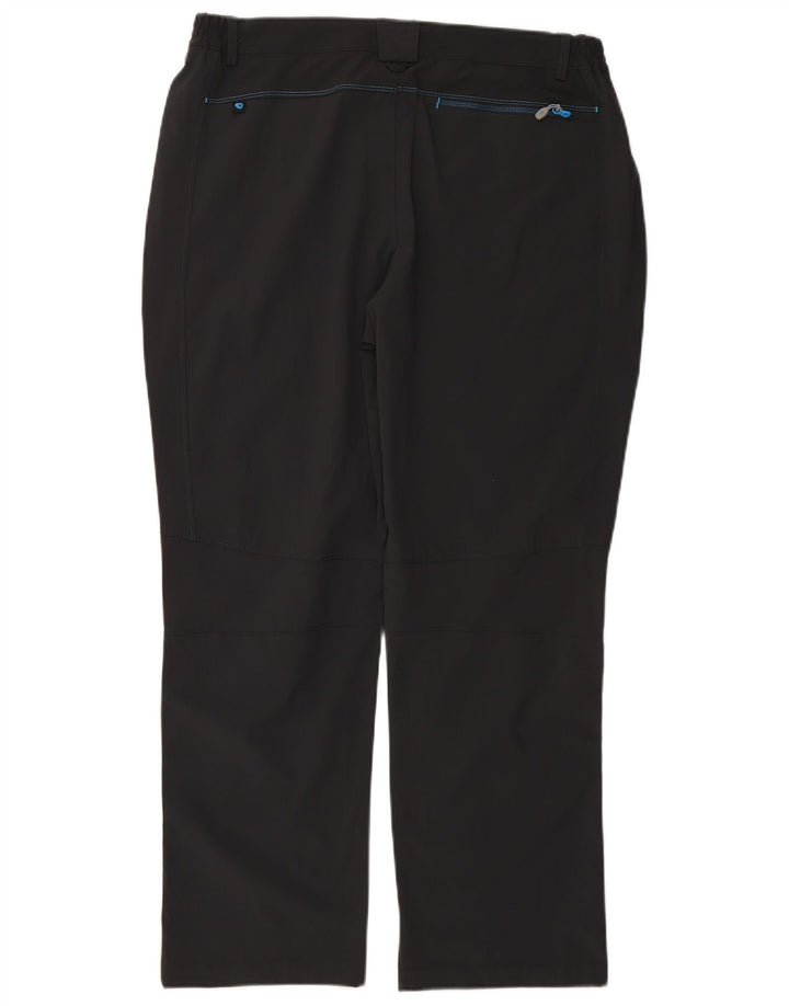 NORDSEN Herren gerade Chinohose IT 54 2XL W38 L28 Grau Polyamid