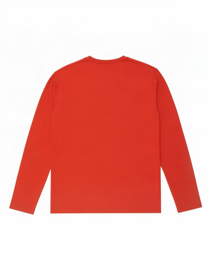 Gas Herren Top Langarm XL Rot gestreift