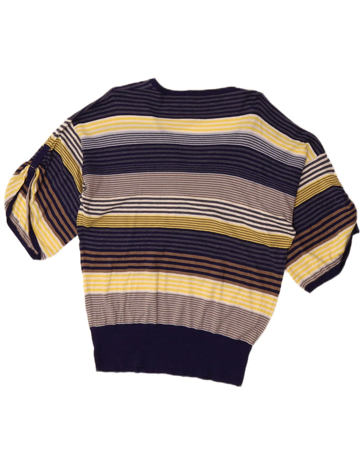 Marks & Spencer Damen Autograph V-Ausschnitt Pullover Pullover UK 20 2XL Marineblau