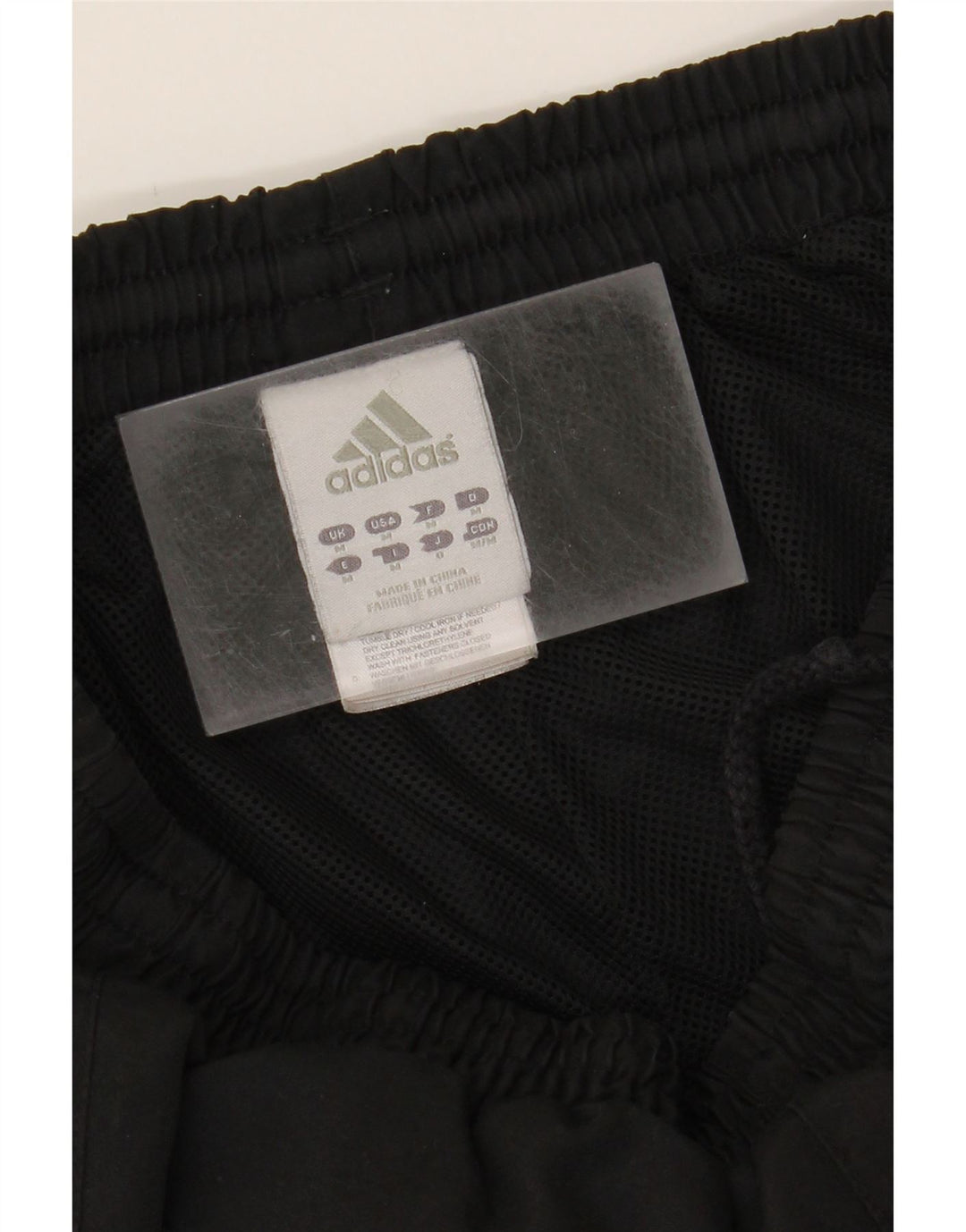 ADIDAS Mens Tracksuit Trousers Joggers Medium  Black Polyester