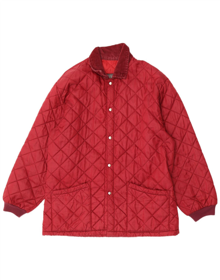Rifle Herren Steppjacke UK 40 Large Rot