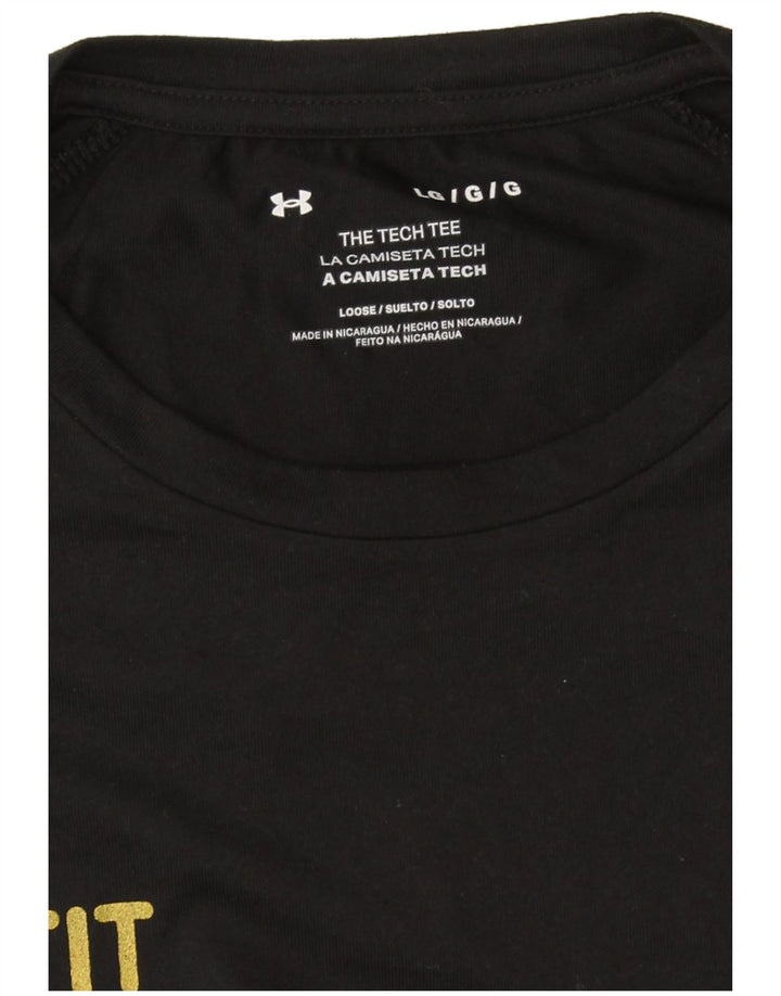 Under Armour Herren-T-Shirt mit Grafik, Größe L, Schwarz