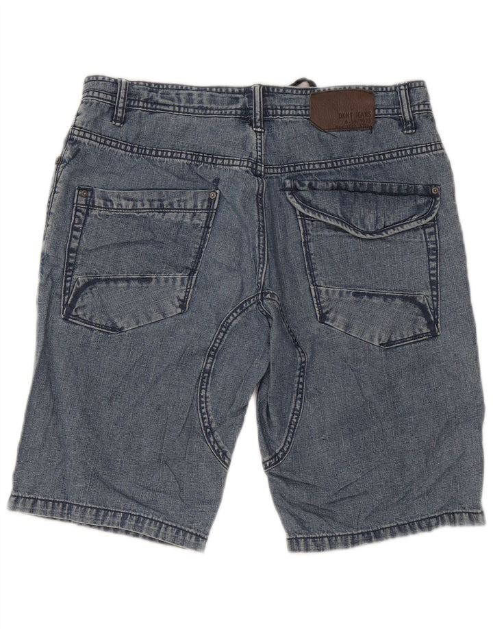 Dkny Herren Jeansshorts W31 mittelblaue Baumwolle