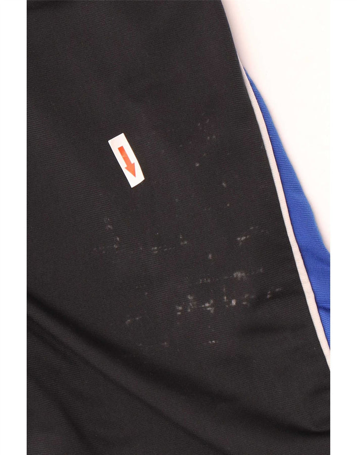 Reebok Herren-Trainingshose mit Grafik, Größe S, Schwarz, Farbblock-Polyester