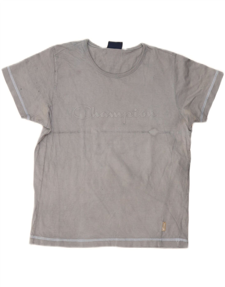 CHAMPION Grafik-T-Shirt für Damen, UK 10, Größe S, Marineblau, Baumwolle