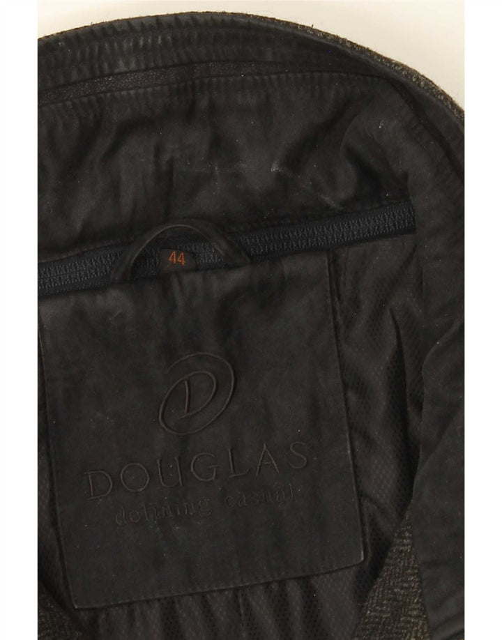 Douglas Herren-Windbreaker-Mantel UK 44 2XL Schwarz