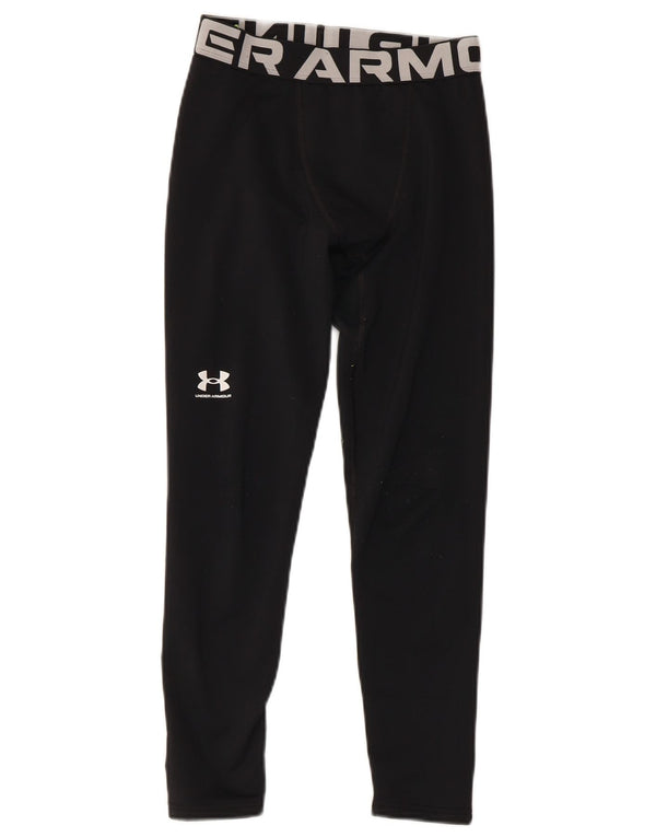 UNDER ARMOUR Jungen Cold Gear Graphic Leggings 9–10 Jahre Medium Schwarz