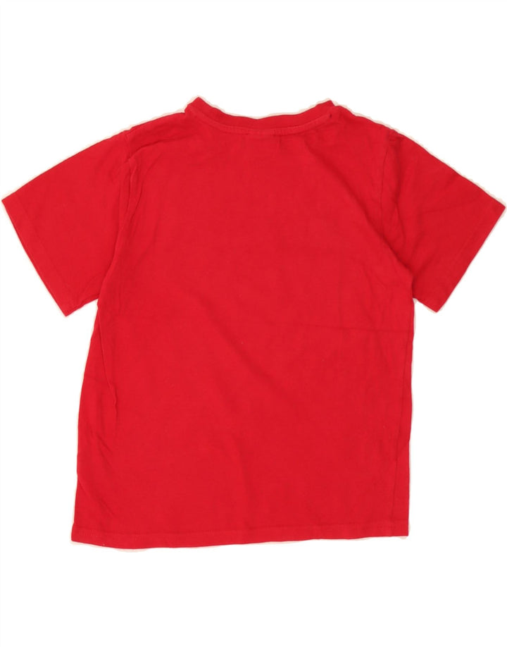FILA Boys Graphic T-Shirt Top 7-8 Years Small Red Cotton Vintage Fila and Second-Hand Fila from Messina Hembry 