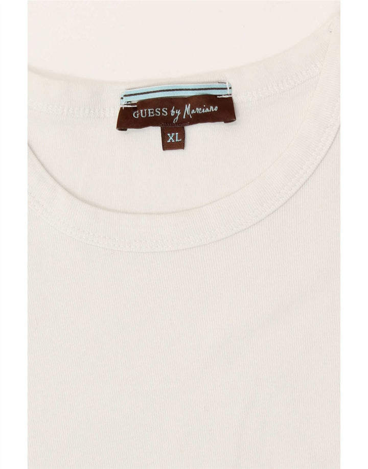 Guess By Marciano Herren Grafik T-Shirt Top XL Weiß