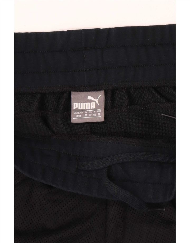 Puma Damen Sportshorts UK 12 Medium Marineblau Colourblock Polyester