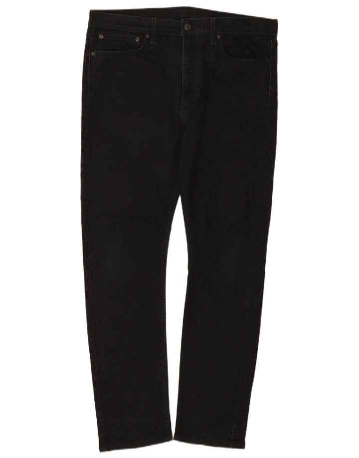 Levi's Damen Slim Jeans W36 L31 Schwarze Baumwolle