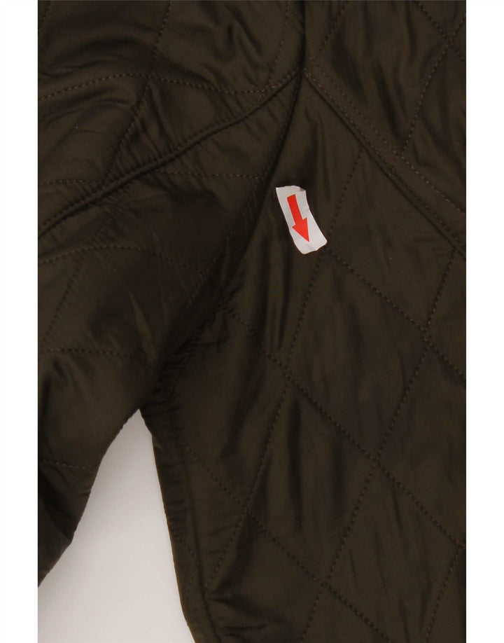 Barbour Damen Steppjacke UK 16 Large Khaki