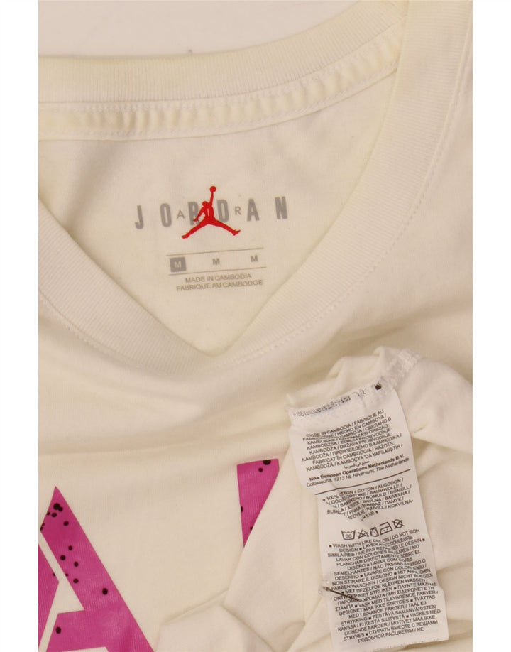 Jordan Herren-T-Shirt mit Grafik, mittelweiße Baumwolle