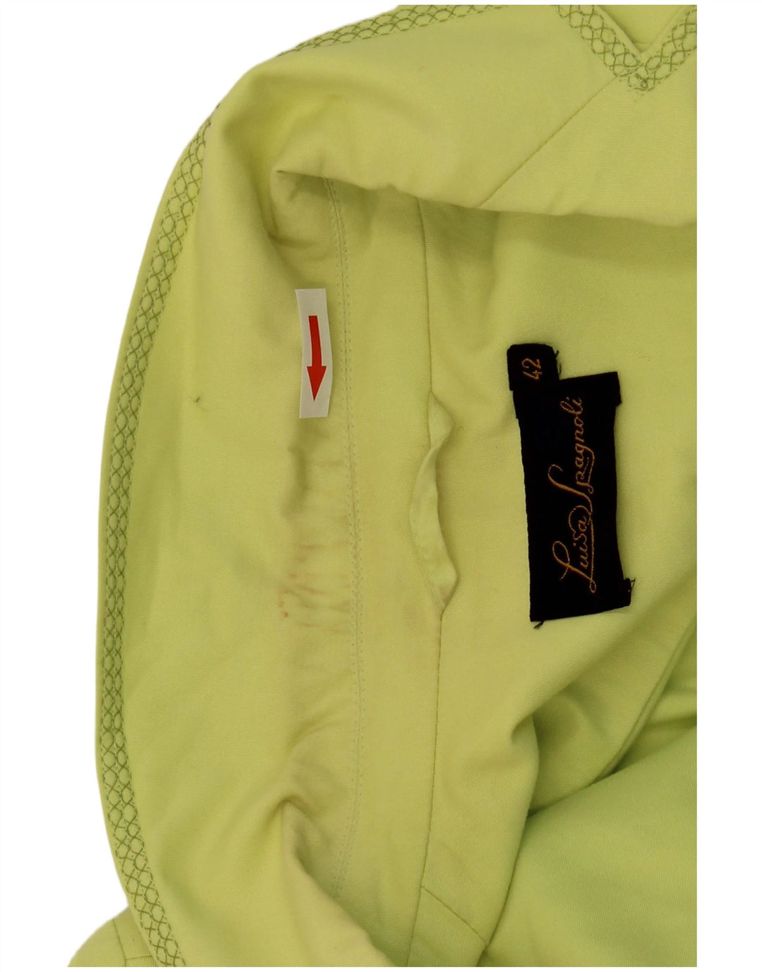 Luisa Spagnoli Damen Blazerjacke mit 3/4-Ärmeln und 4 Knöpfen IT 42 Mittelgrün