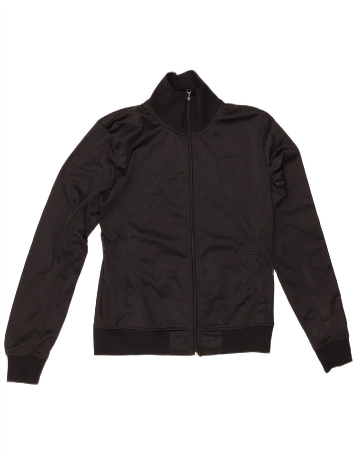 DIADORA Damen-Trainingsanzug-Oberteiljacke UK 14 Mittelschwarzes Polyester