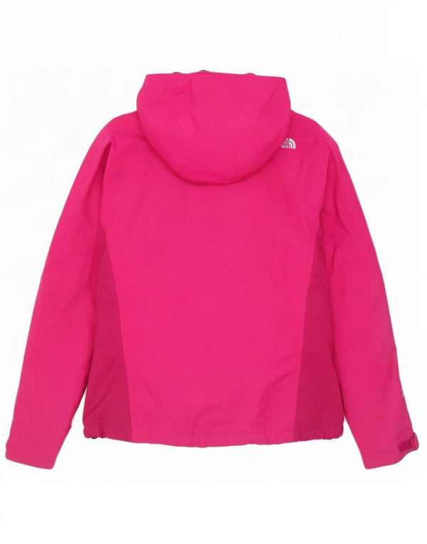 The North Face Damen Hyvent Kapuzen-Regenjacke UK 14 Mittelrosa Polyester
