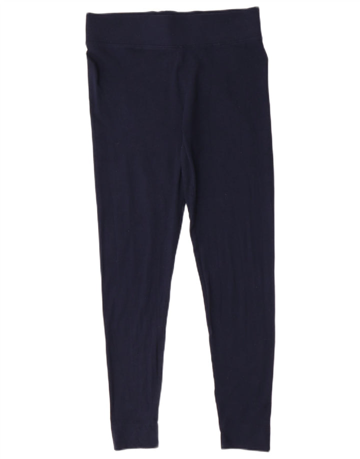 Marks & Spencer Damen Leggings UK 12 Medium Marineblau Viskose