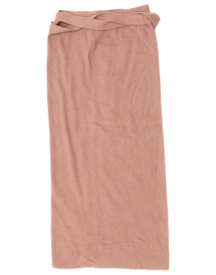 Zara Damen Strick-Wickelrock, Größe S, W26, Braun
