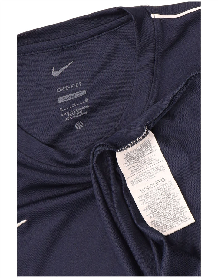 Nike Herren Washington Slim Fit Grafik-T-Shirt-Oberteil in mittlerem Marineblau