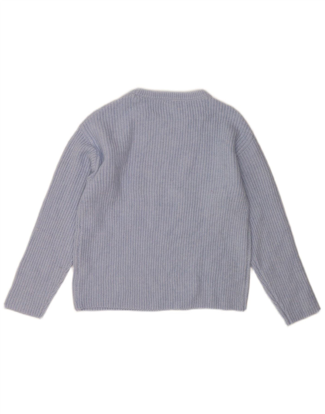 Marks & Spencer Damen-Pullover mit U-Boot-Ausschnitt, Gr. 10, Größe S, Blau, Polyester