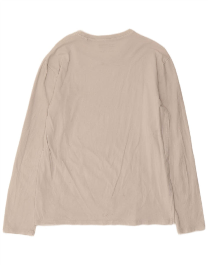 GUESS Mens Super Slim Fit Top Long Sleeve XL White Cotton