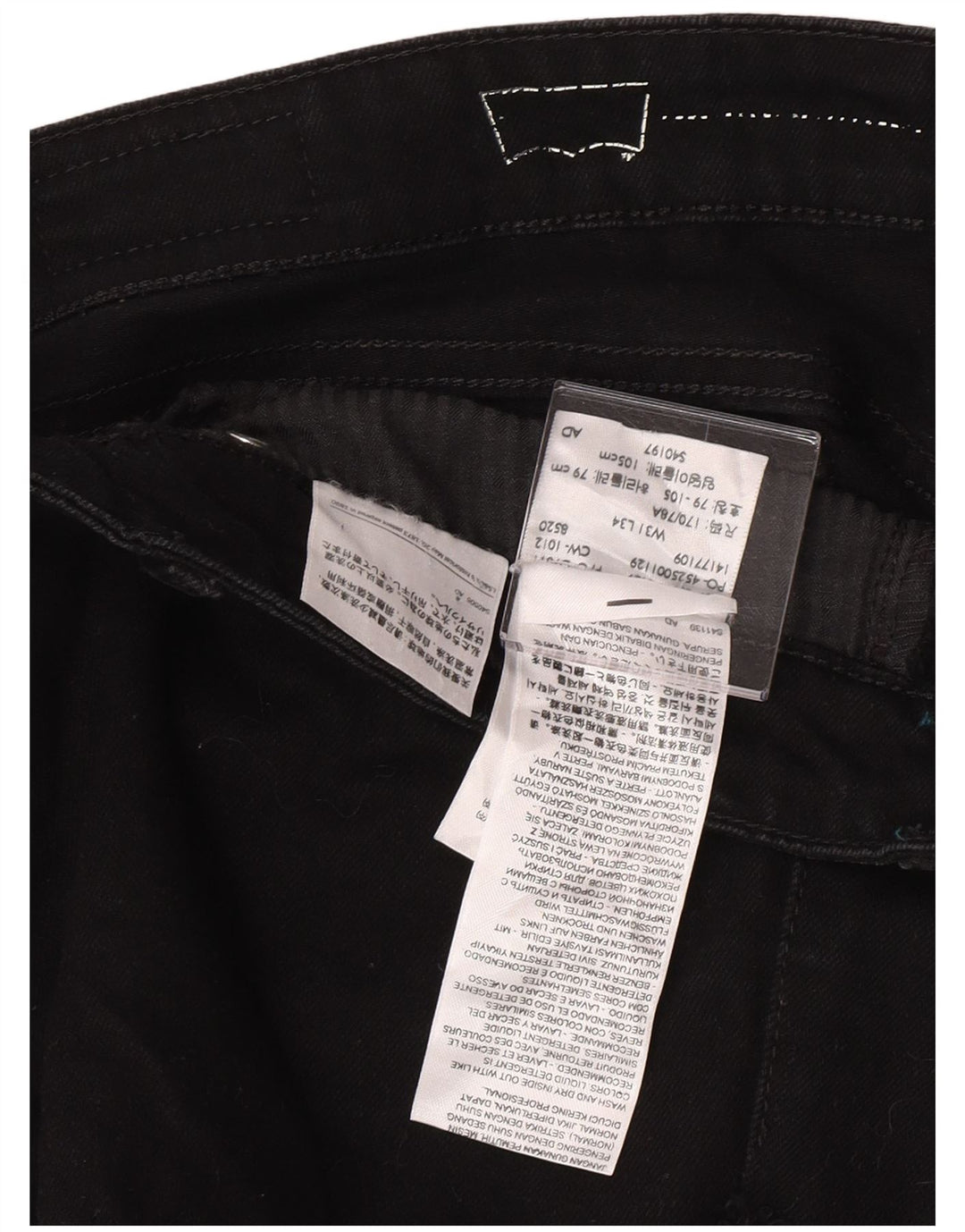 Levi's Damen Jeansshorts W31 Mittelschwarze Baumwolle