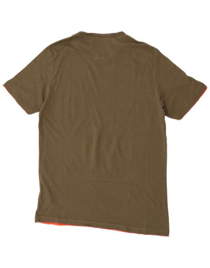 Liu Jo Herren T-Shirt Top Large Khaki Baumwolle