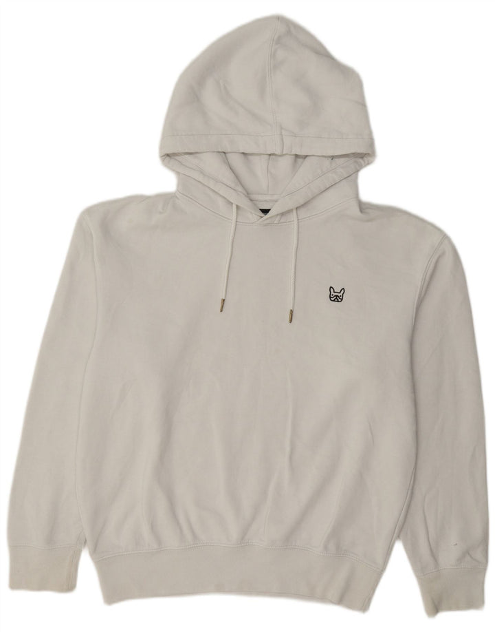 Jack & Jones Herren Kapuzenpullover, Mittelweiße Baumwolle