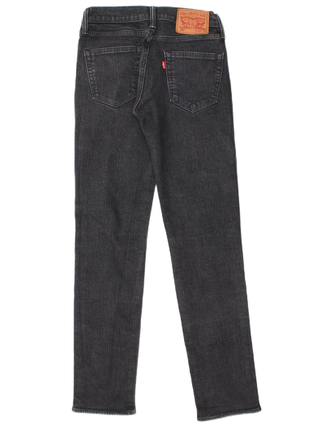 Levi's Herren 511 Slim Jeans W28 L32 Schwarze Baumwolle