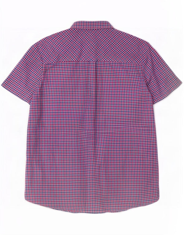 Rohan Herren-Kurzarmhemd XL, mehrfarbiges Gingham-Polyamid