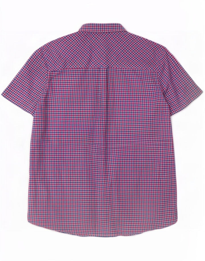 Rohan Herren-Kurzarmhemd XL, mehrfarbiges Gingham-Polyamid