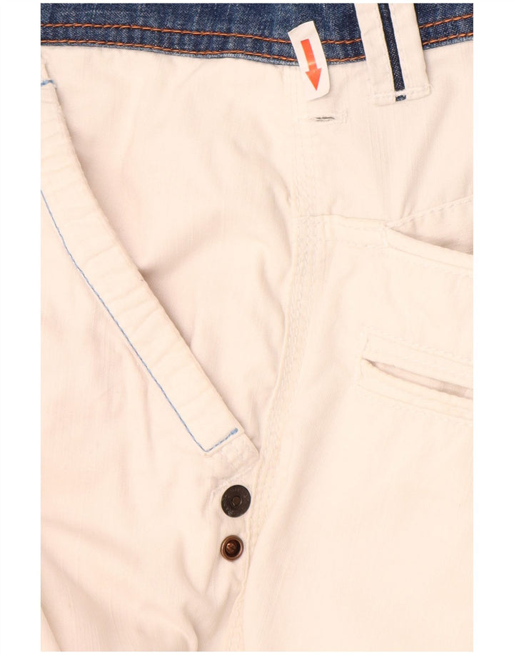 Napapijri Herren Graphic Cargo Shorts IT 46 Small W30 Weiß