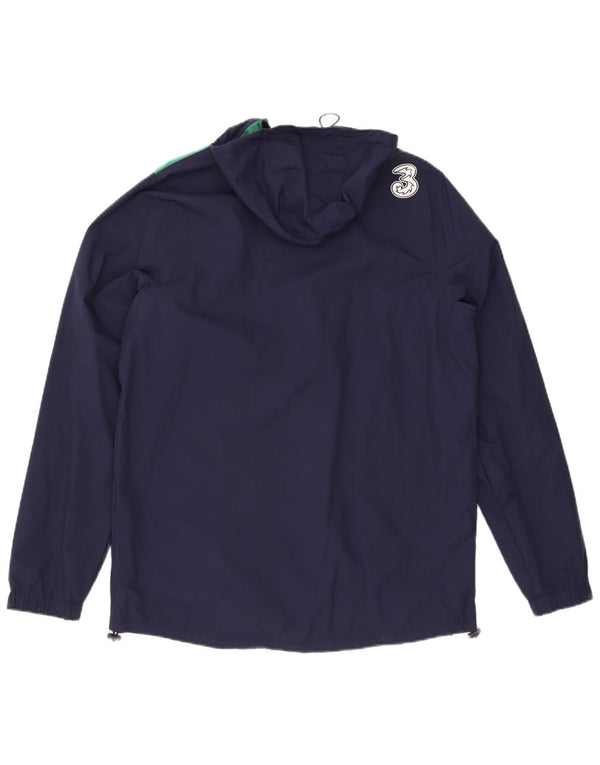 Canterbury Herren IRFU Regenjacke mit Kapuze UK 38 Medium Navy Blue Colourblock