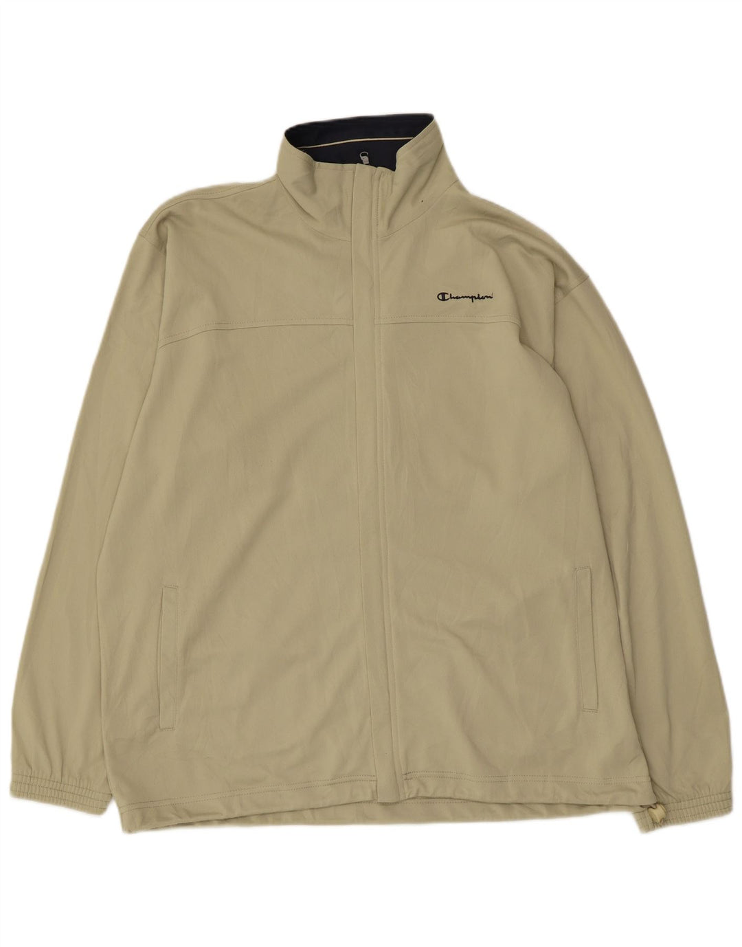 Champion Herren-Trainingsanzug-Top-Jacke, großes grünes Polyester