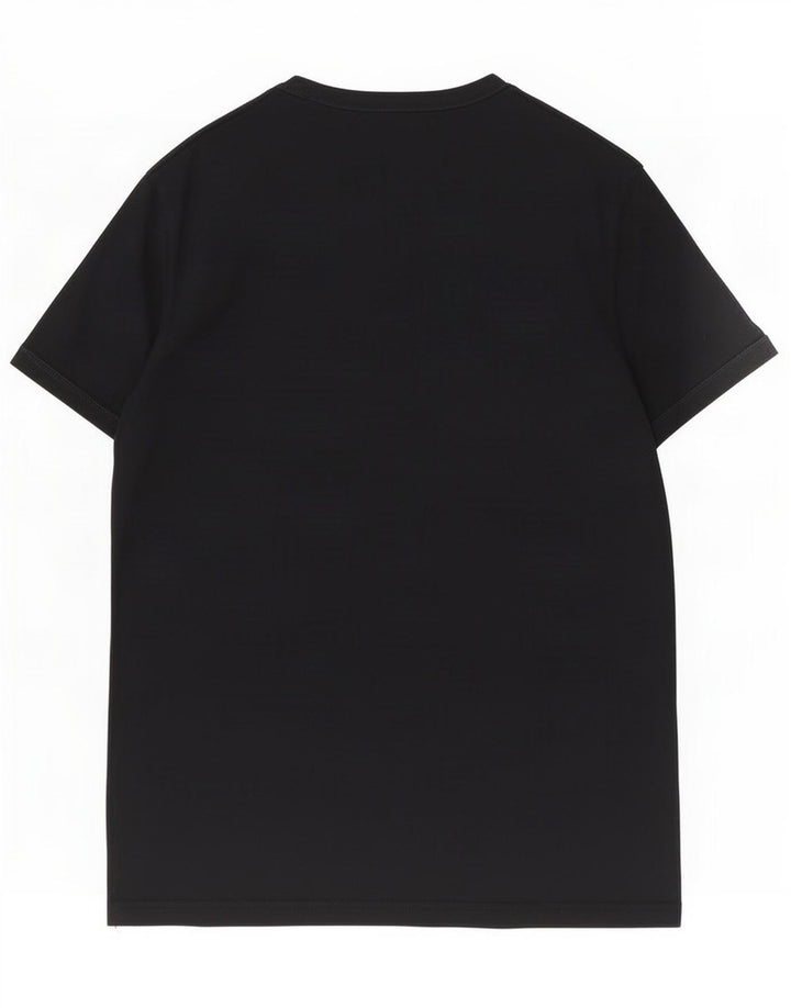 Fred Perry Herren T-Shirt Top Medium Schwarz Baumwolle