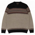 Marks & Spencer Herren-Pullover mit Rundhalsausschnitt, Mittelgrau, Fair Isle