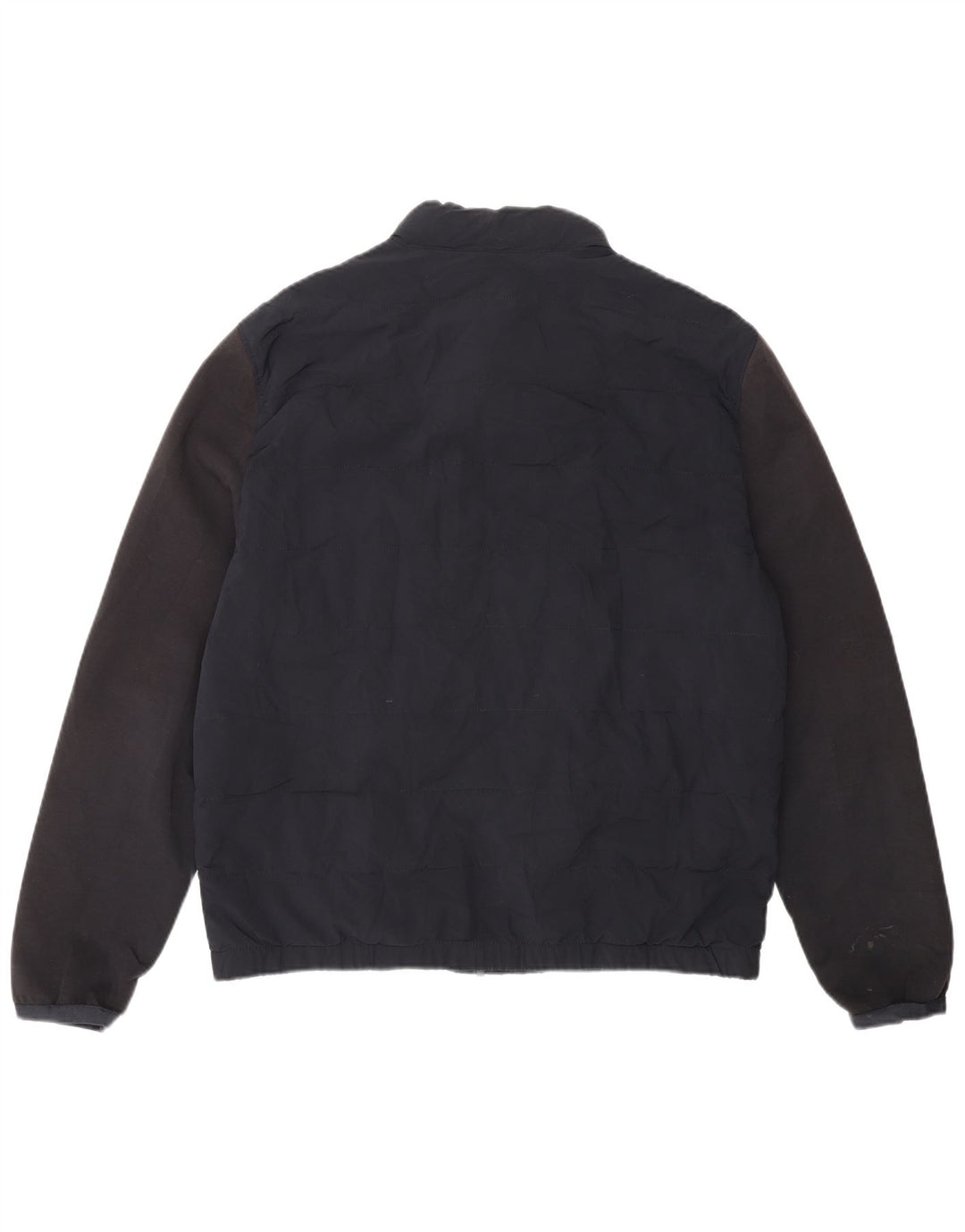 Zara Herren Wattierte Jacke UK 40 Large Marineblau
