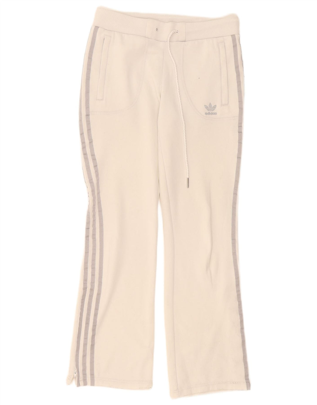 Adidas Damen Trainingshose EU 36 Small Weiß Polyester