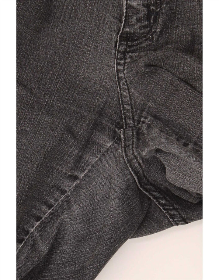 Trussardi Damen Straight Jeans W31 L30 Grau