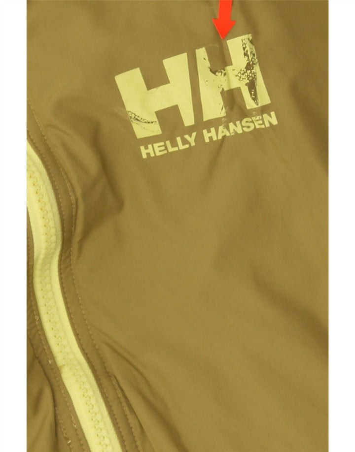 Helly Hansen Damen Graphic Crop Wattierte Jacke UK 14 Medium Khaki