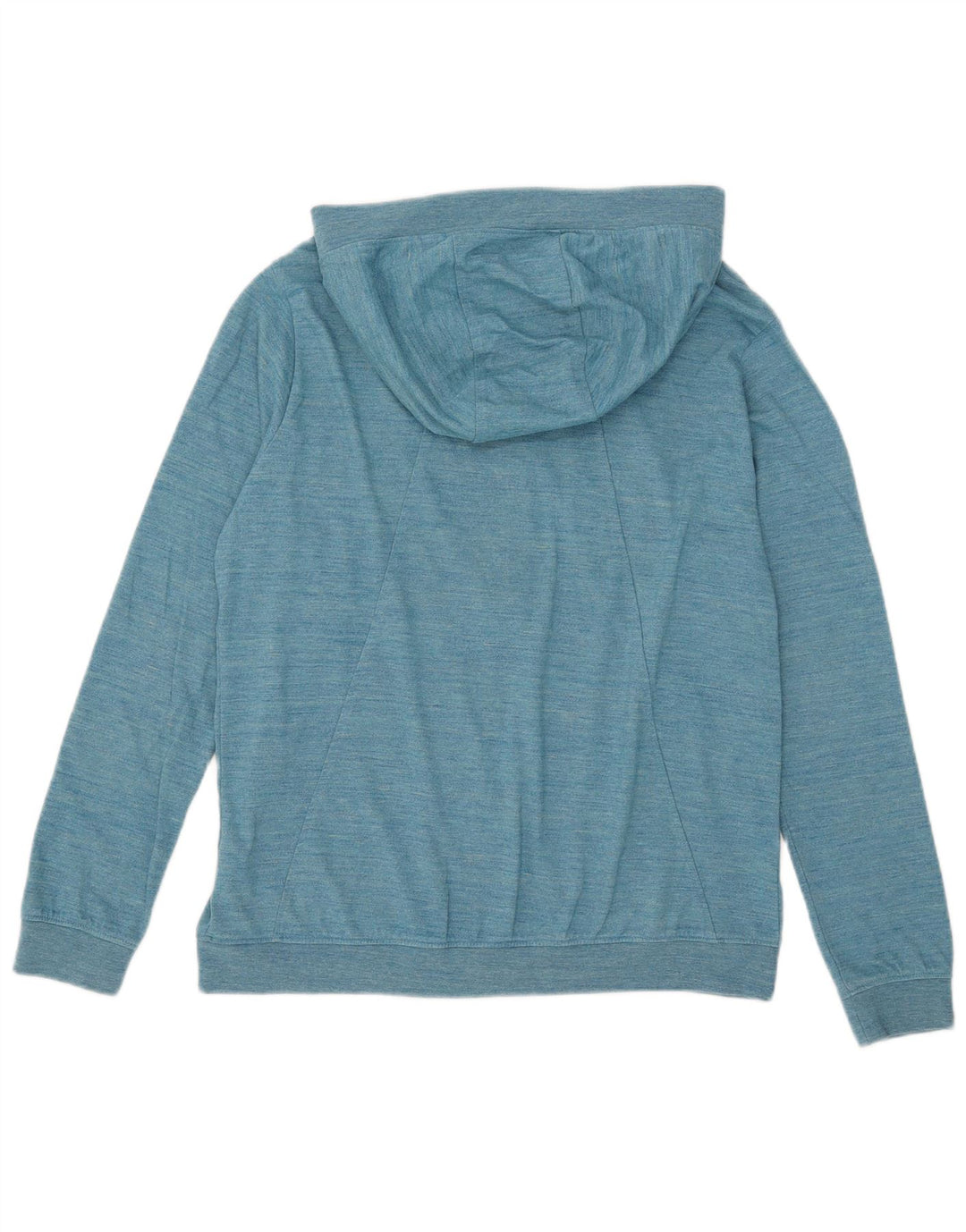 Nike Damen-Kapuzenpullover mit Reißverschluss, Gr. 14, groß, blau geflecktes Polyester