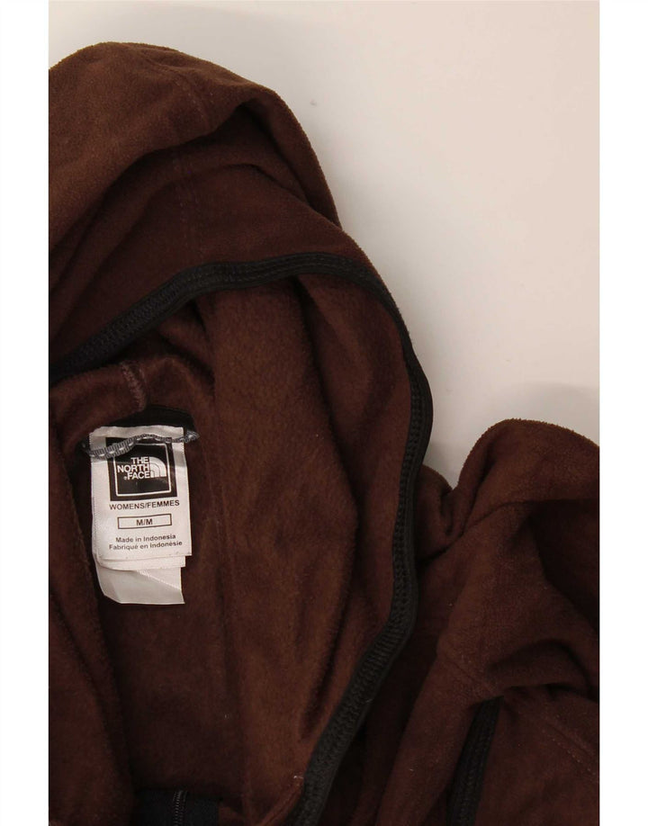 The North Face Damen-Fleecejacke mit Kapuze, UK 12, mittelbraun, Polyester