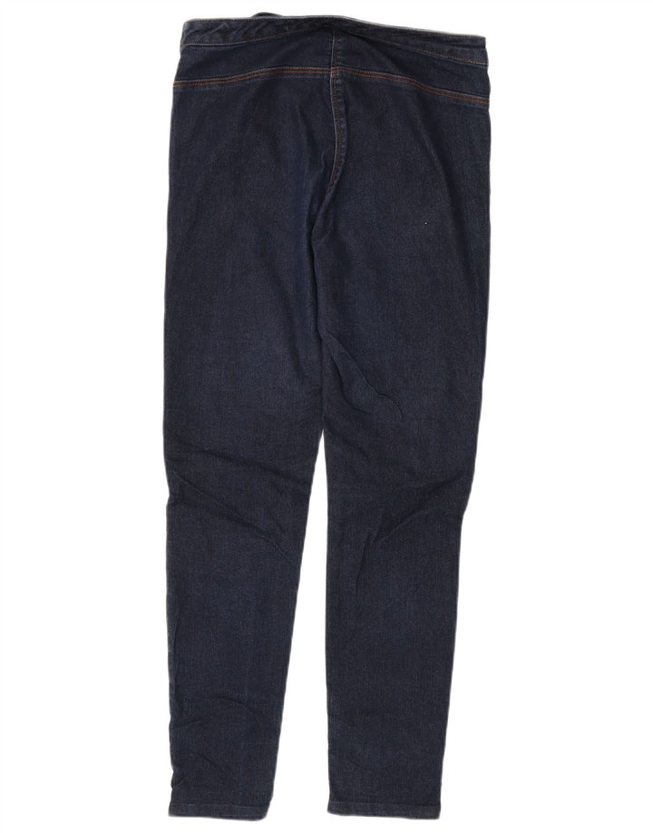 Zara Damen-Röhrenjeans, Größe L, W32, L28, Marineblau
