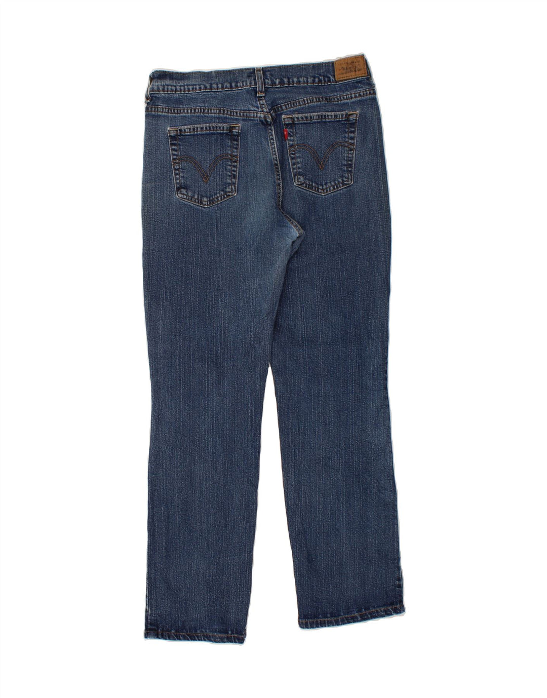 LEVI'S Womens 505 Straight Jeans US 12 Large W30 L30 Blue Cotton Vintage Levi's and Second-Hand Levi's from Messina Hembry 