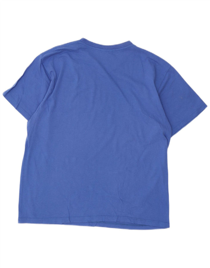 Champion Herren T-Shirt Top Large Blau Baumwolle