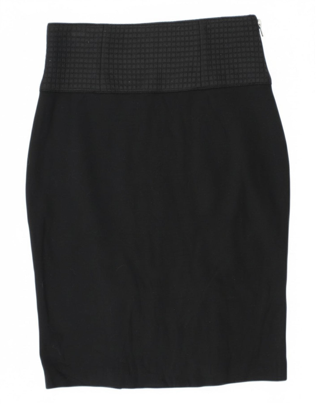 Pinko Damen Bleistiftrock UK 12 Medium W28 Schwarze Viskose
